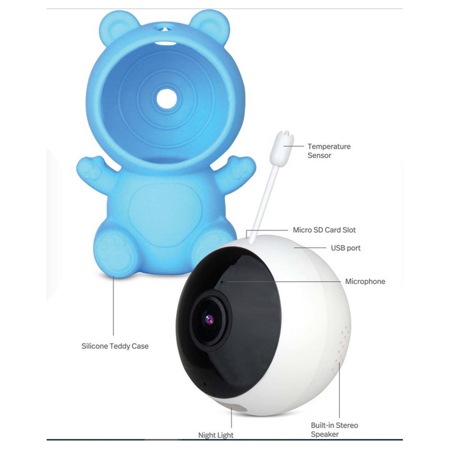 Teddy Smart Full HD Baby Monitor - Blue