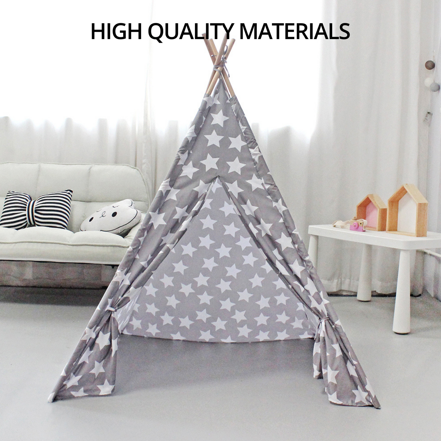 Starry Kids Teepee Tent with Window