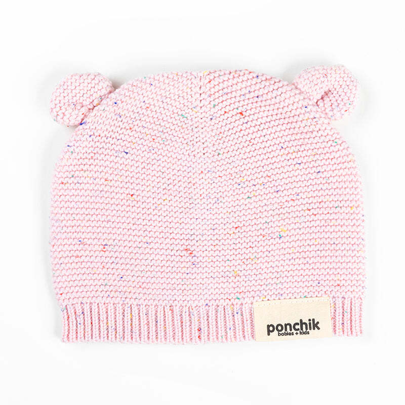 Bear Beanie Hat - Love (3-12 Months)