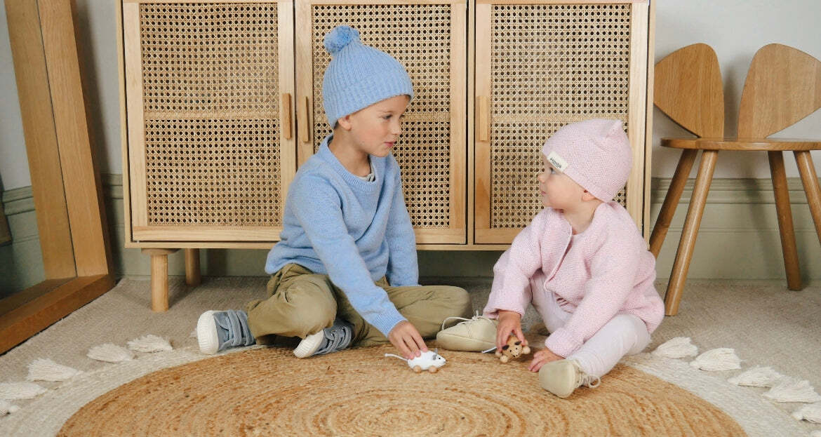 Bear Beanie Hat - Love (3-12 Months)