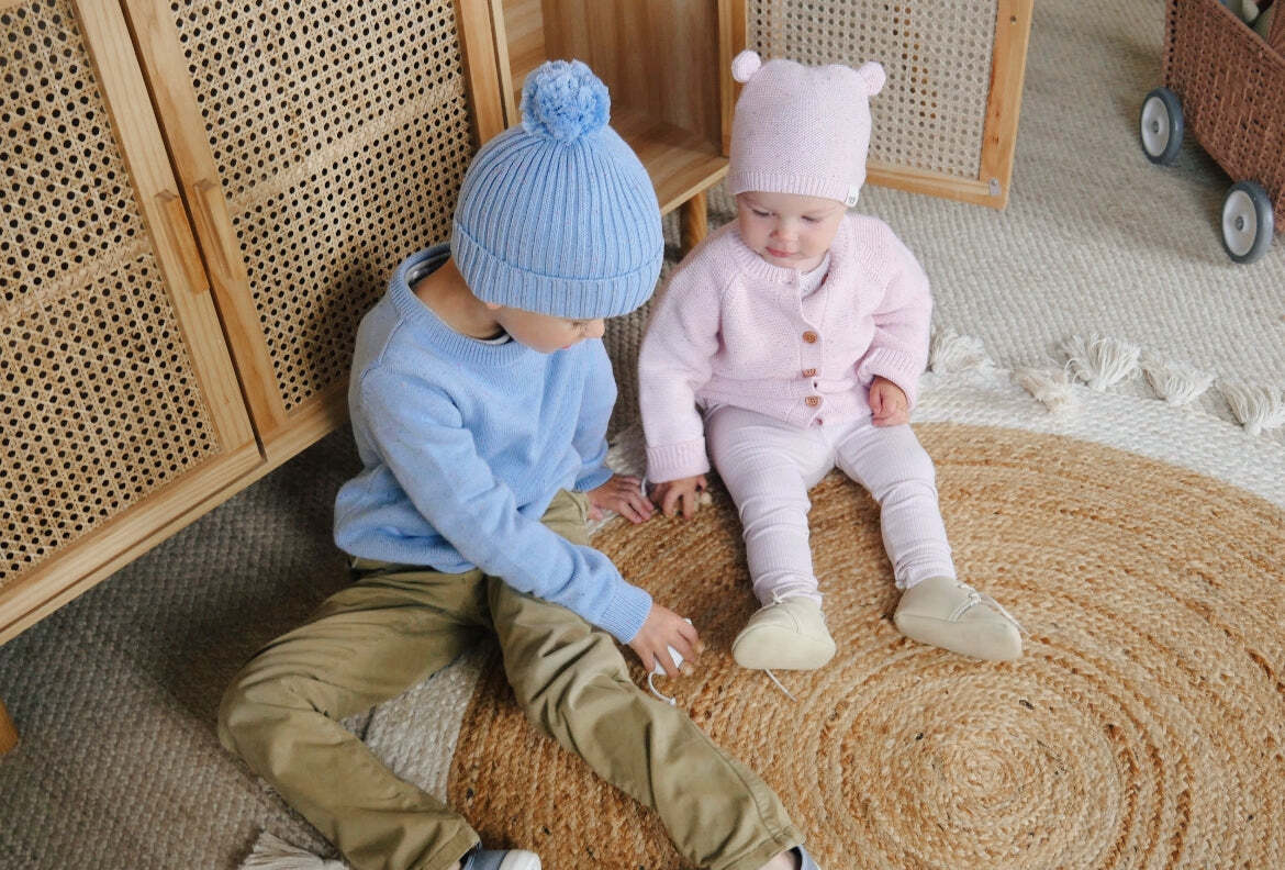 Bear Beanie Hat - Love (3-12 Months)