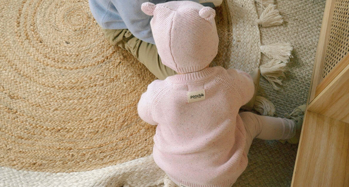 Bear Beanie Hat - Love (3-12 Months)
