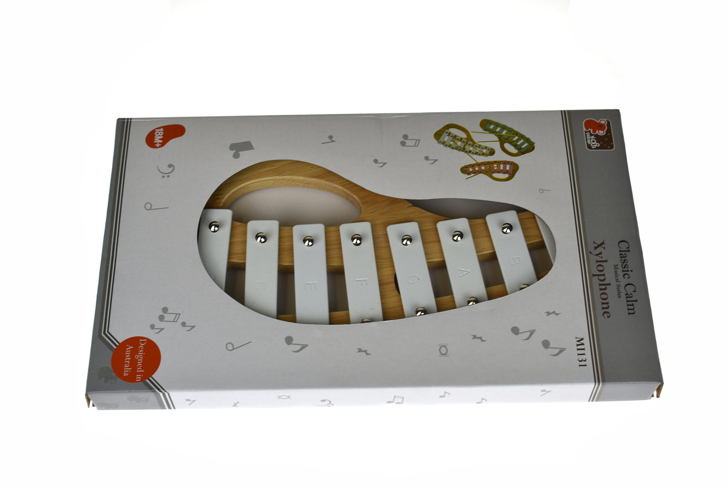 Classic Calm Wooden Xylophone Casper White