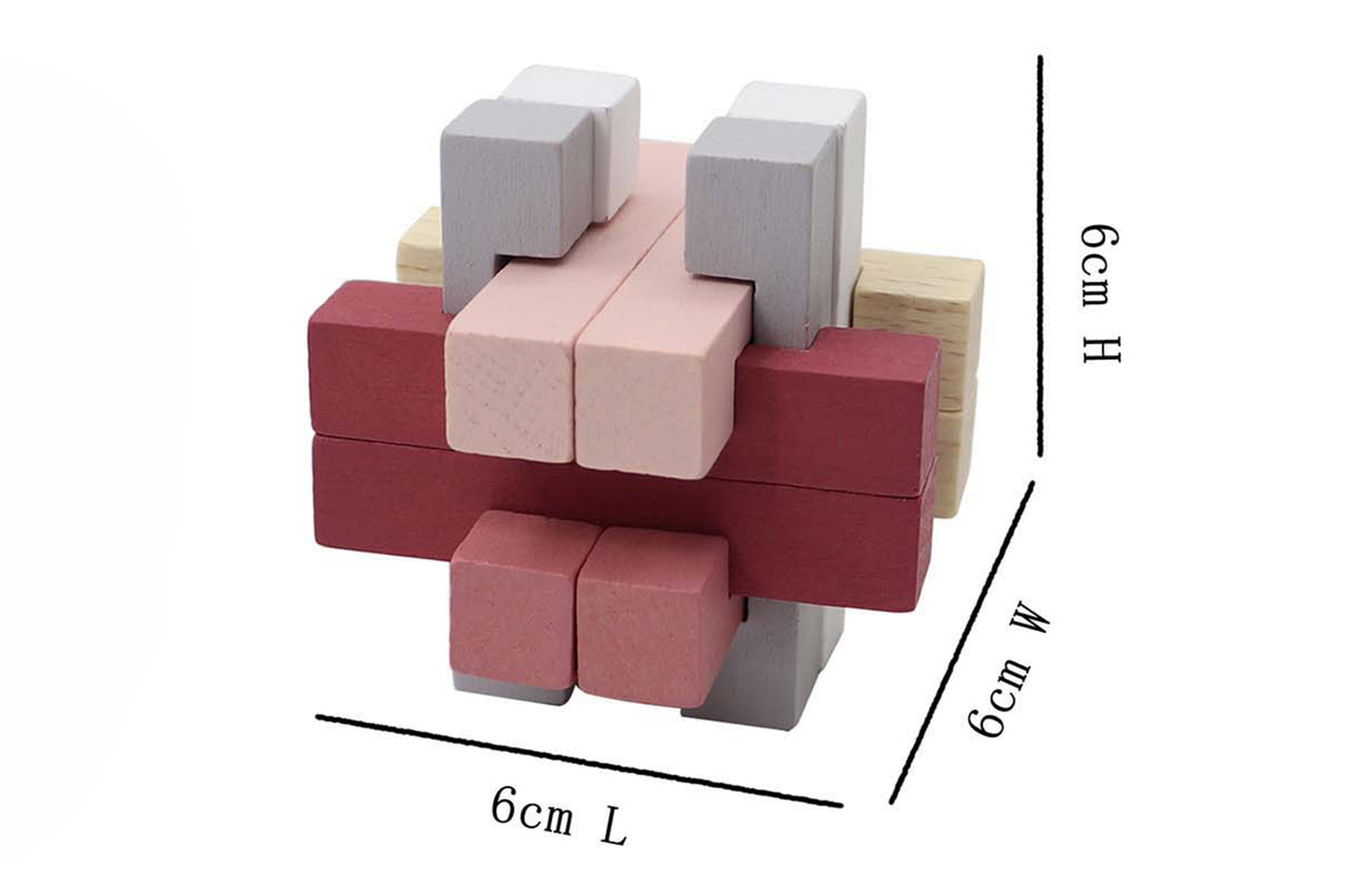 Calm & Breezy Wooden Brain Teaser 3d Puzzle