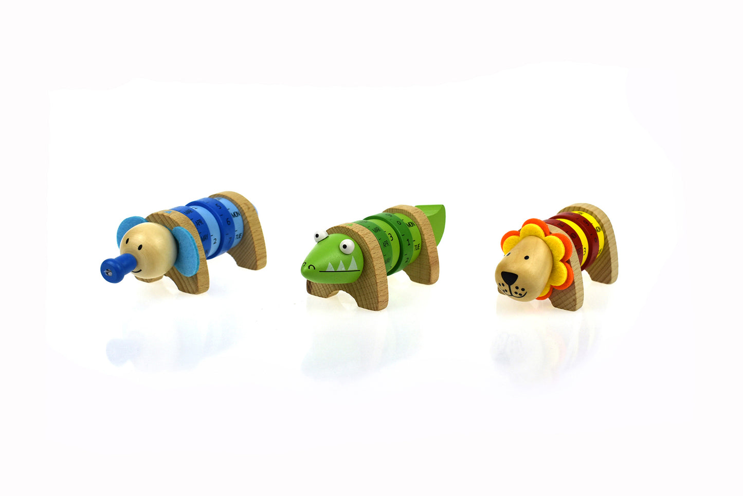 Price For One Wooden Calendar-jungle Animals Randomly Pick