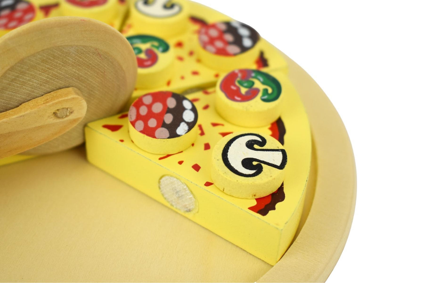 Wooden Pizza With Cutter