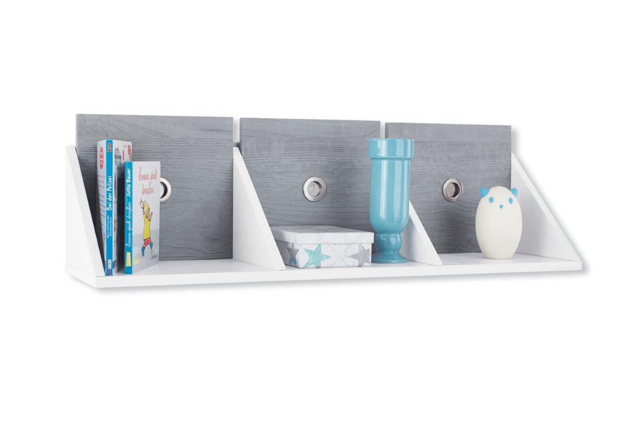 Contemporary Stainless Steel Wall Shelf