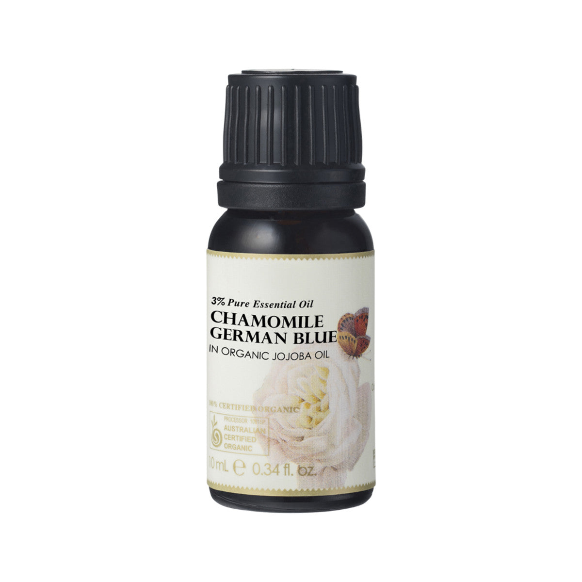 Ausganica Organic Essential Oil Dilution Chamomile German Blue 3% in Jojoba 10ml