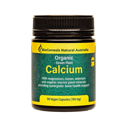 BioGenesis Natural Australia (Travel Friendly) Organic Ocean Plant Calcium 700mg 110vc