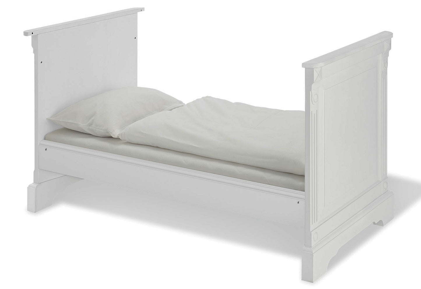 Elegant White Cot