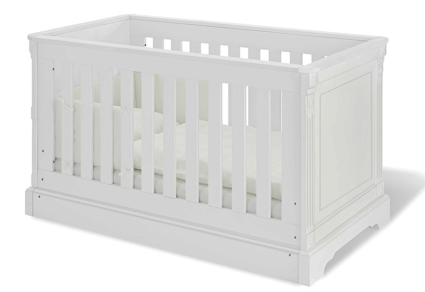 Elegant White Cot