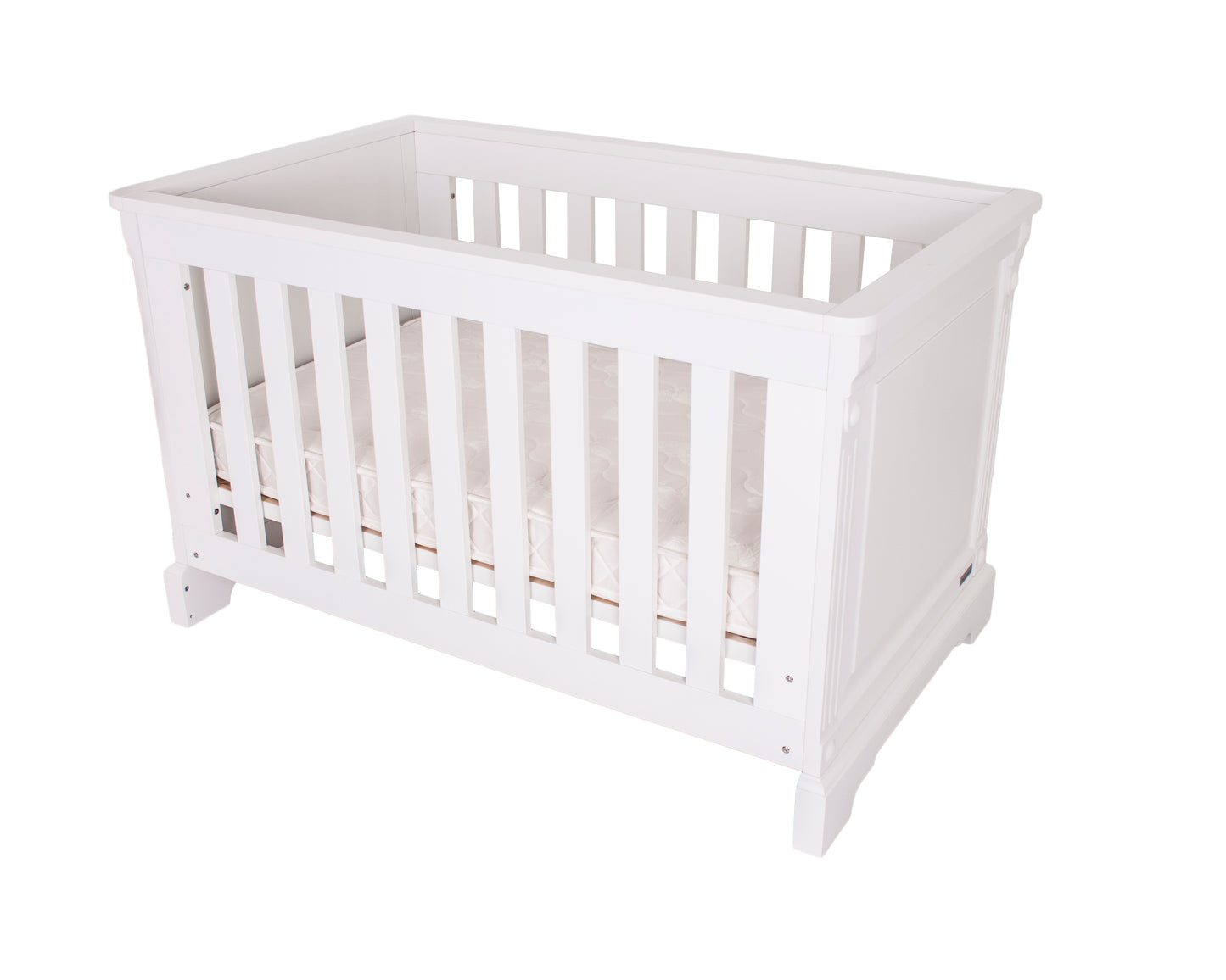 Elegant White Cot