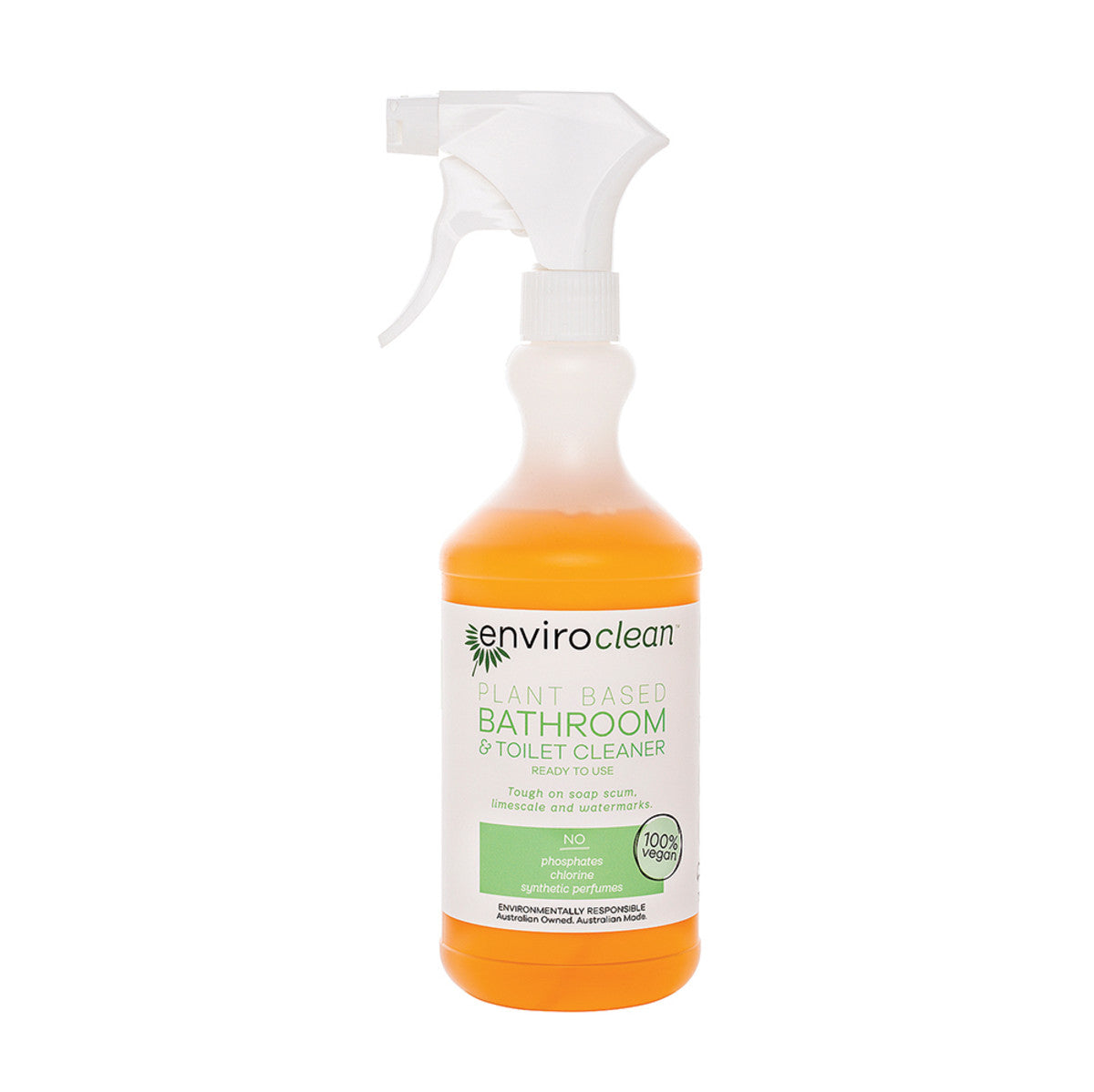 EnviroClean Plant Based Bathroom & Toilet Cleaner Spray 750ml