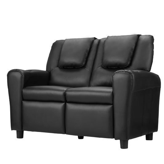 Children's Luxury Recliner Chair - Black