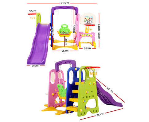 7-in-1 Kids Outdoor Play Centre