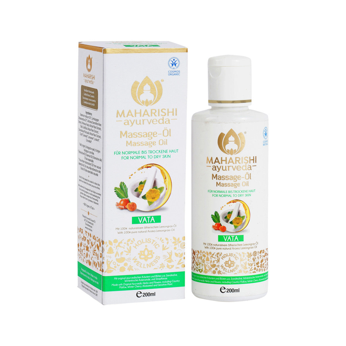 Maharishi Ayurveda Organic Massage Oil Vata 200ml