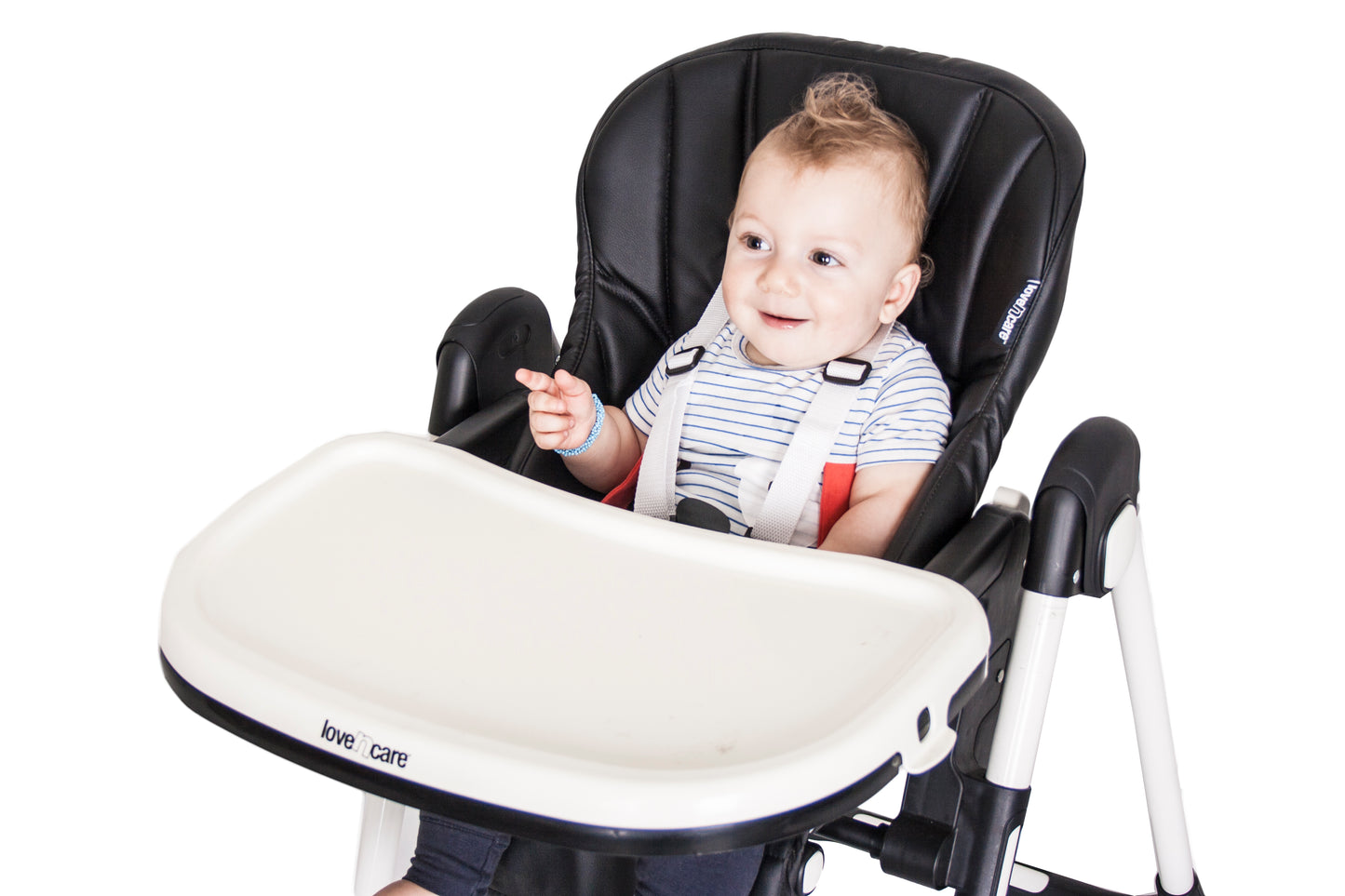 SlimFit Adjustable Highchair – Midnight Black