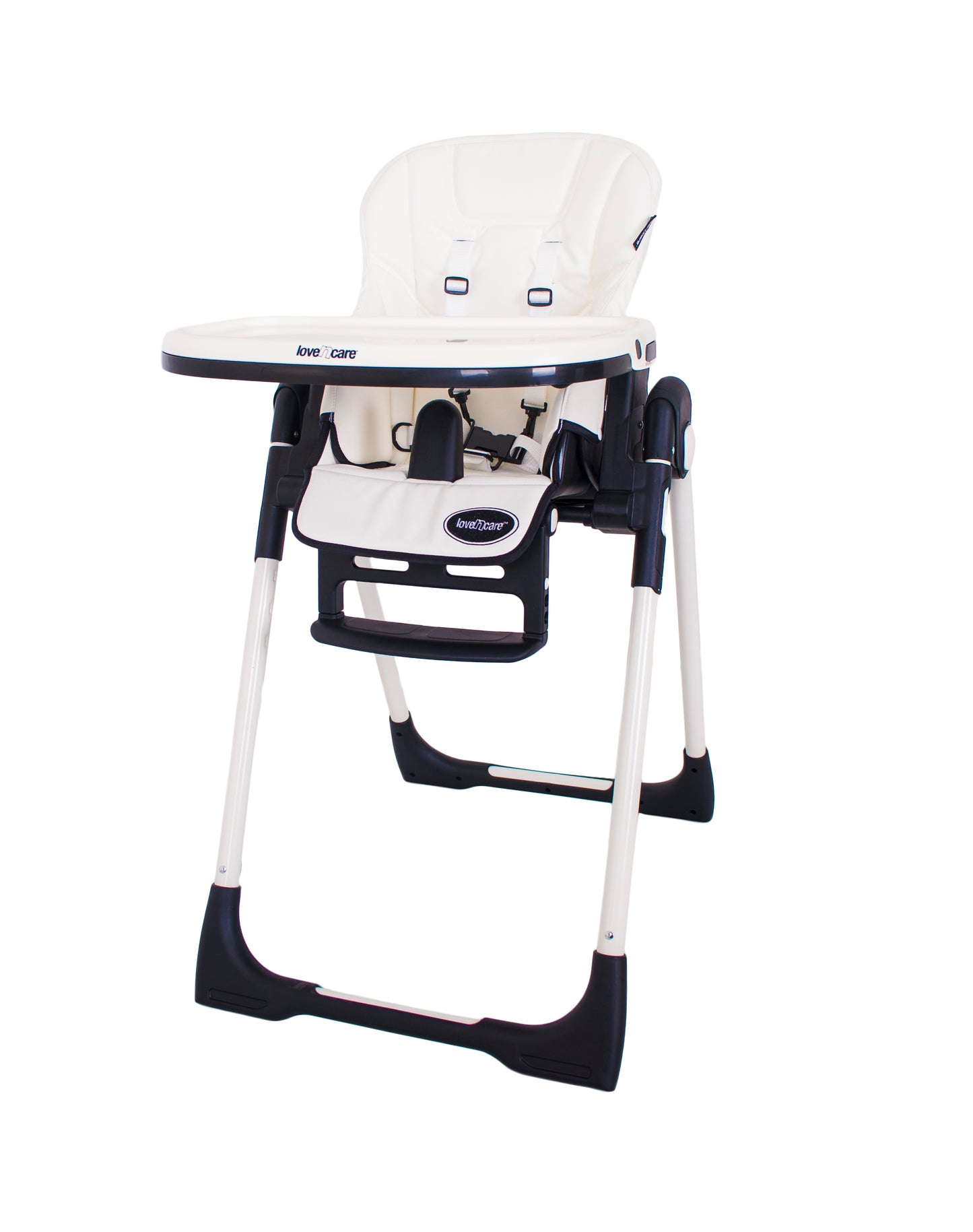 Compact Adjustable Highchair – White