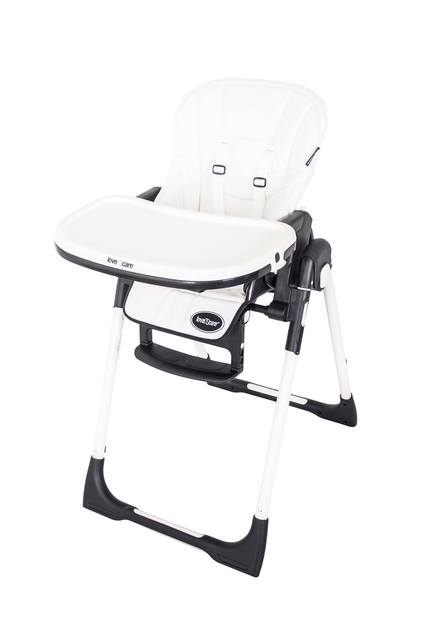 Compact Adjustable Highchair – White