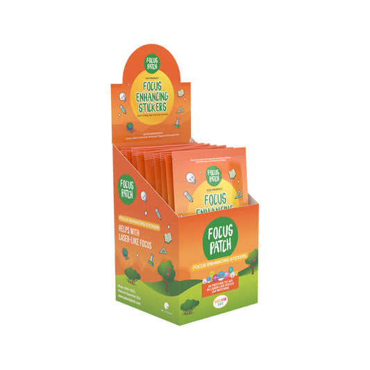 The Natural Patch Co. FocusPatch Organic Focus Enhancing Stickers x 24 Pack x 30 Display