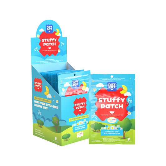 The Natural Patch Co. StuffyPatch Organic Stickers x 24 Pack x 30 Display