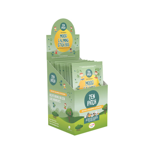 The Natural Patch Co. ZenPatch Organic Mood Calming Stickers x 24 Pack x 30 Display