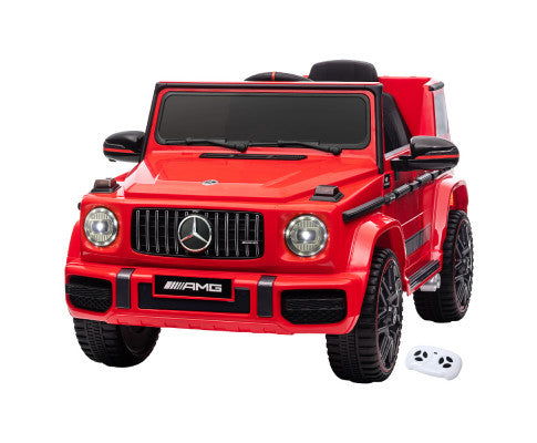 Licensed Mercedes-Benz AMG G63 Kids Ride-On Car - Red