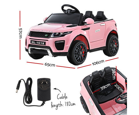 Kids Electric Ride On Car - Pink