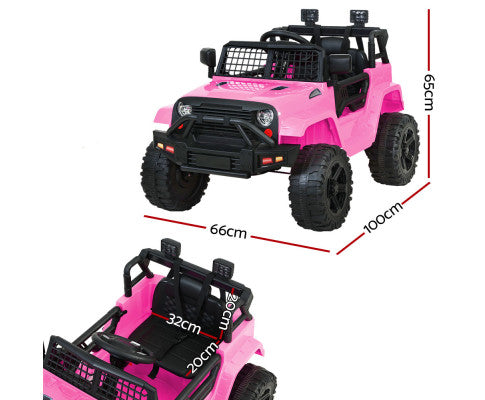 Pink Electric Ride On Jeep for Kids