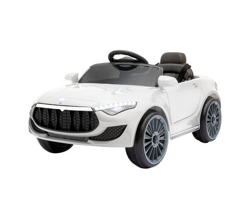 Kids' Electric Ride-On Car - White