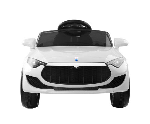 Kids' Electric Ride-On Car - White