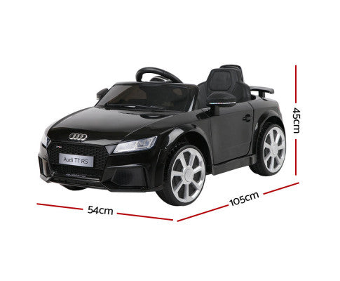 Black Electric Ride On Audi for Kids