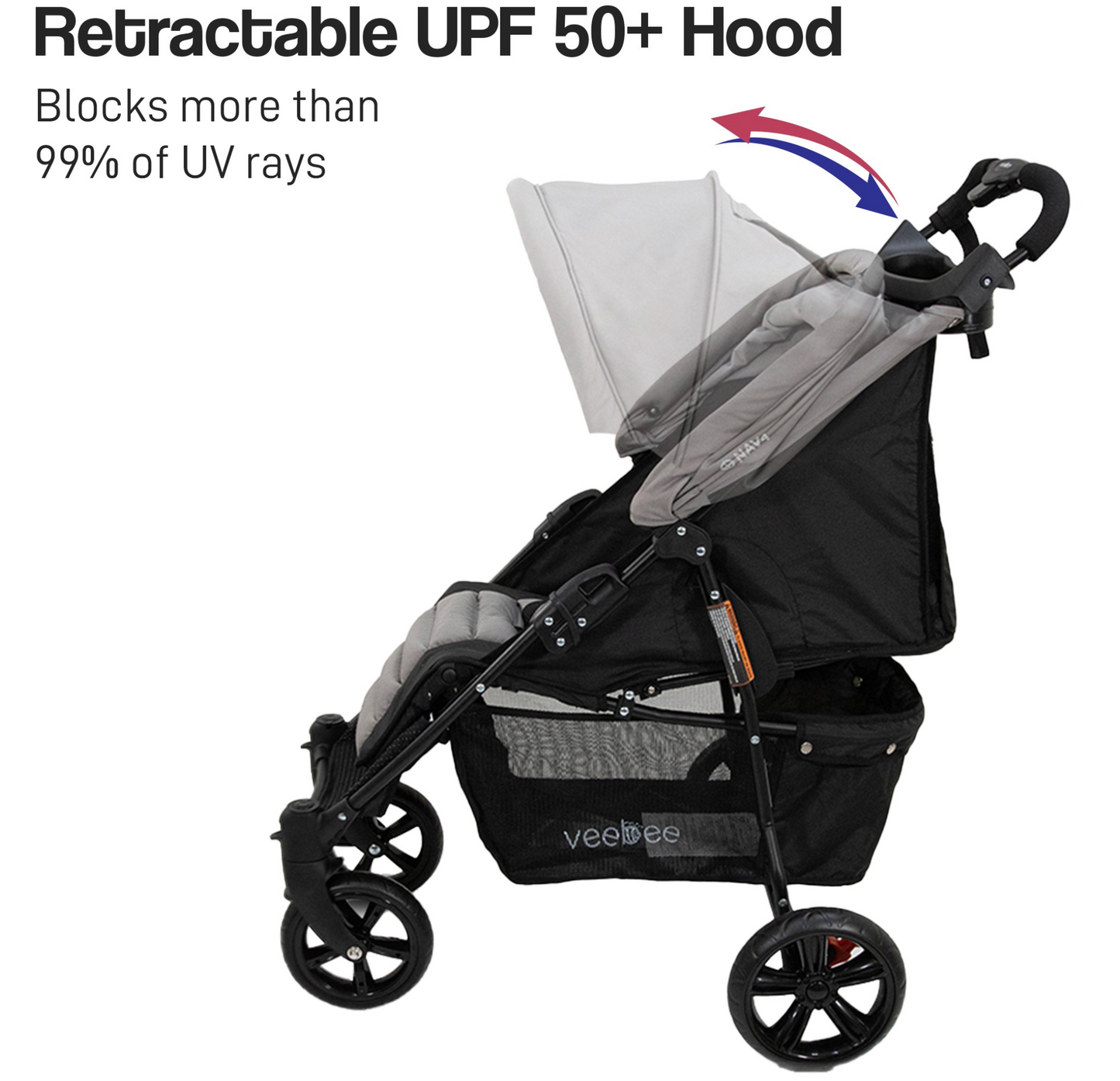 Rugged Sporty 4 Wheel Stroller - Fauna