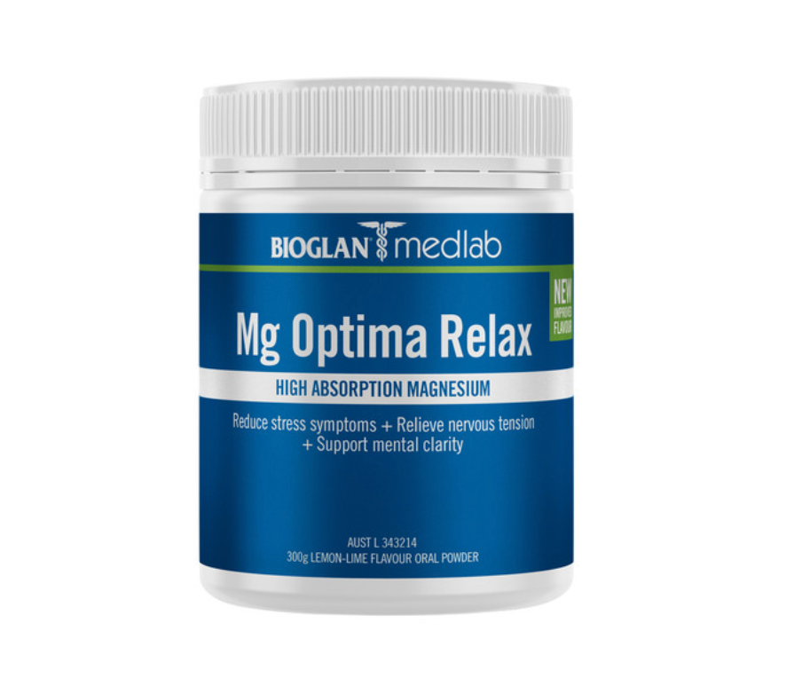 Bioglan Medlab Mg Optima Relax Lemon Lime 300g