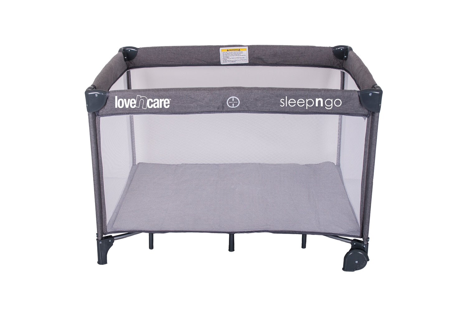 3-in-1 Sleep & Go Travel Cot - Grey