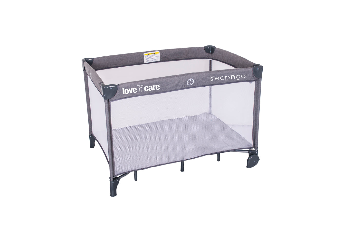 3-in-1 Sleep & Go Travel Cot - Grey