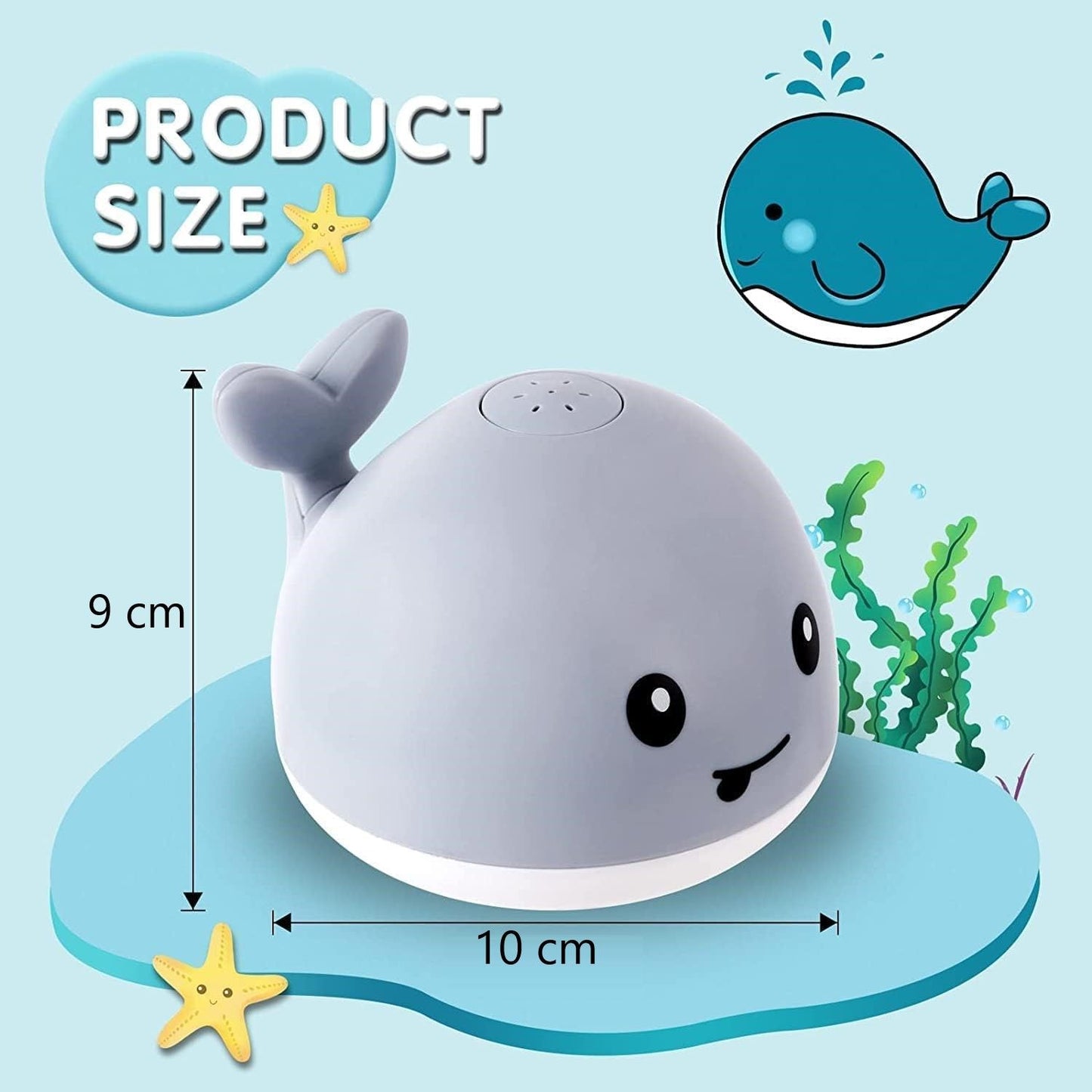 Whale Light-Up Bath Toy