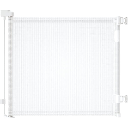 3m Retractable Baby and Pet Safety Gate - White