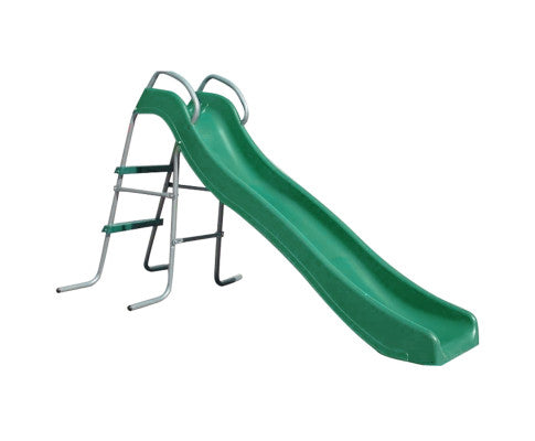 Adventure Zone 4-Station Swing Set with Slippery Slide