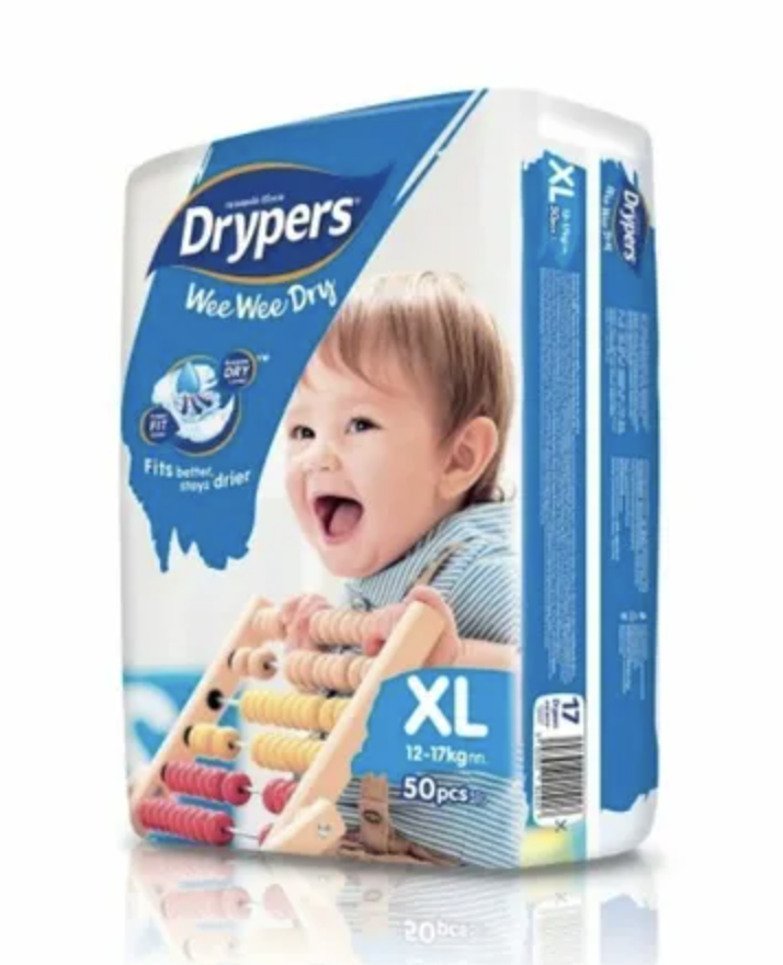 Ultra-Absorbent XL Nappies (50 Pack)