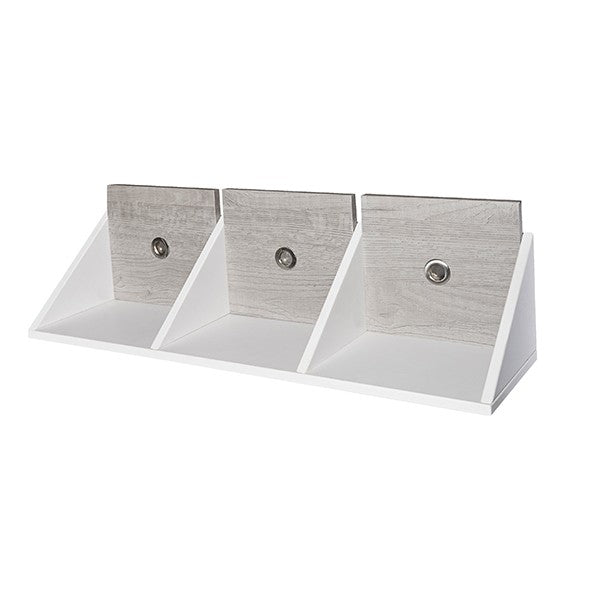 Contemporary Stainless Steel Wall Shelf