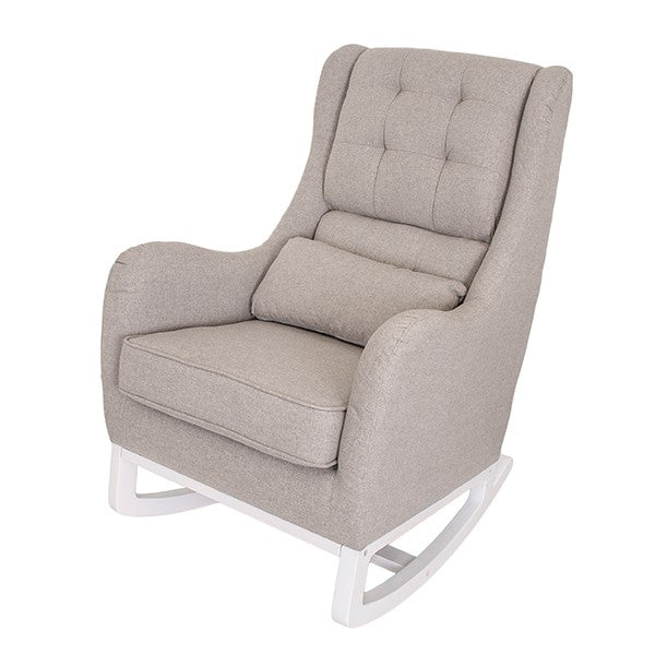 Tranquil Rocking Chair & Ottoman – Grey