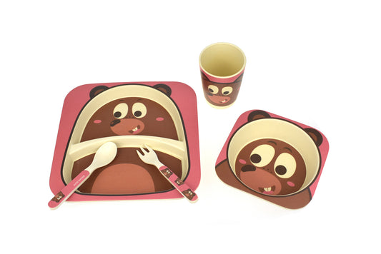 Bamboozoo Dinnerware Bear 5pcs