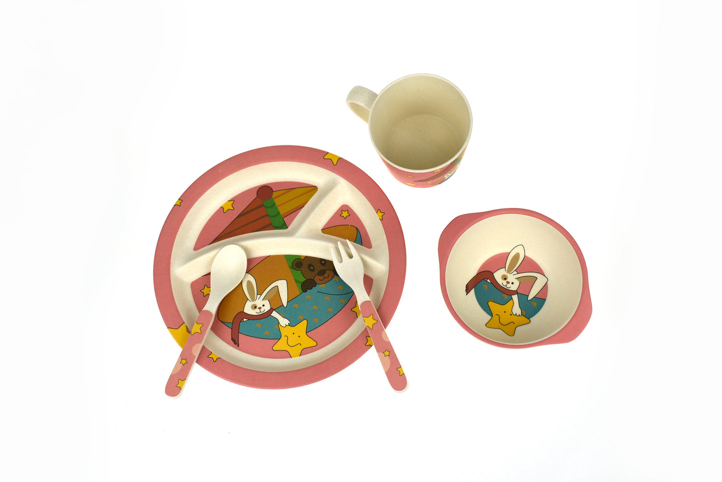 Bamboozoo Dinnerware Star Rabbit