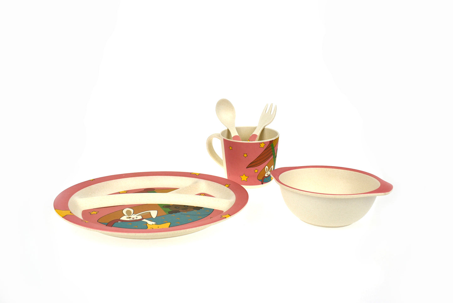 Bamboozoo Dinnerware Star Rabbit