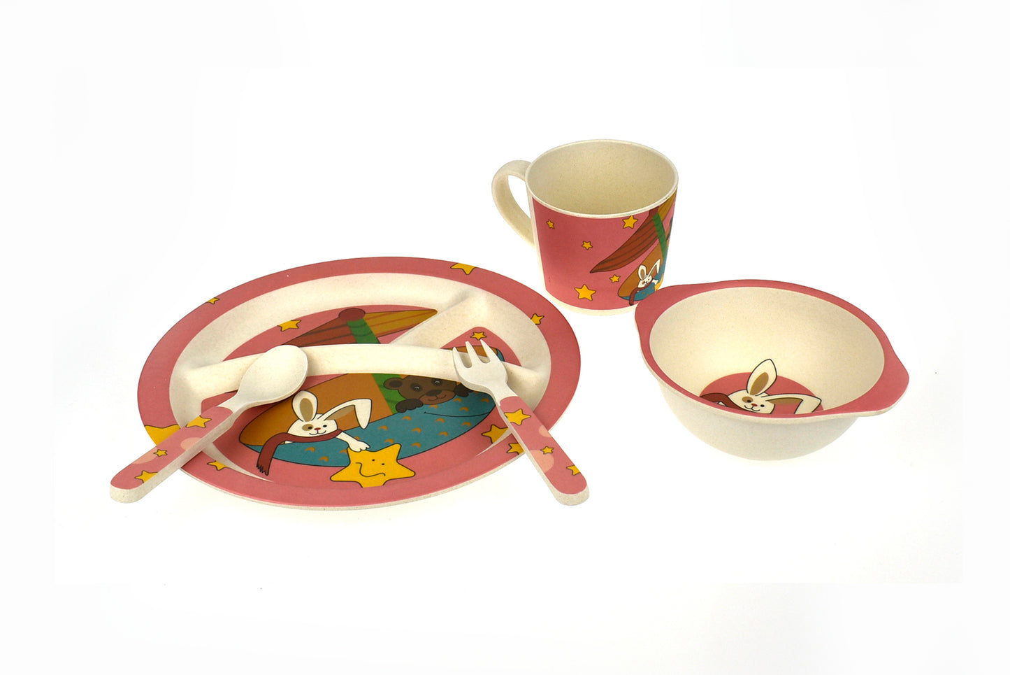 Bamboozoo Dinnerware Star Rabbit