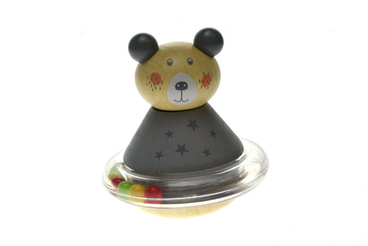 Wooden Animal Roly-poly Bear