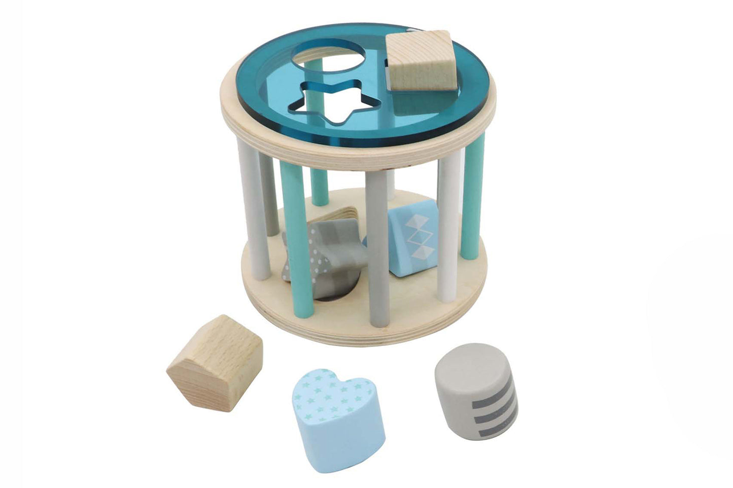 Calm & Breezy Rolling Shape Sorter Blue