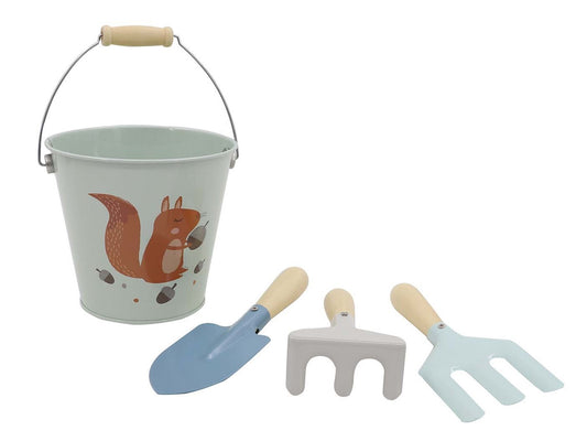 Calm & Breezy Kids Garden Tool 4pcs Set Blue