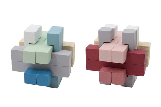 Calm & Breezy Wooden Brain Teaser 3d Puzzle